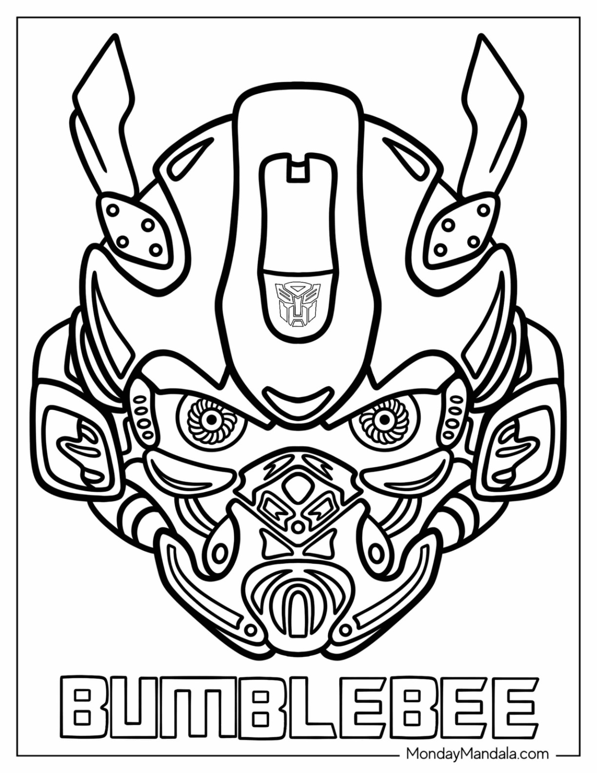 24 Bumblebee Coloring Pages Free PDF Printables 