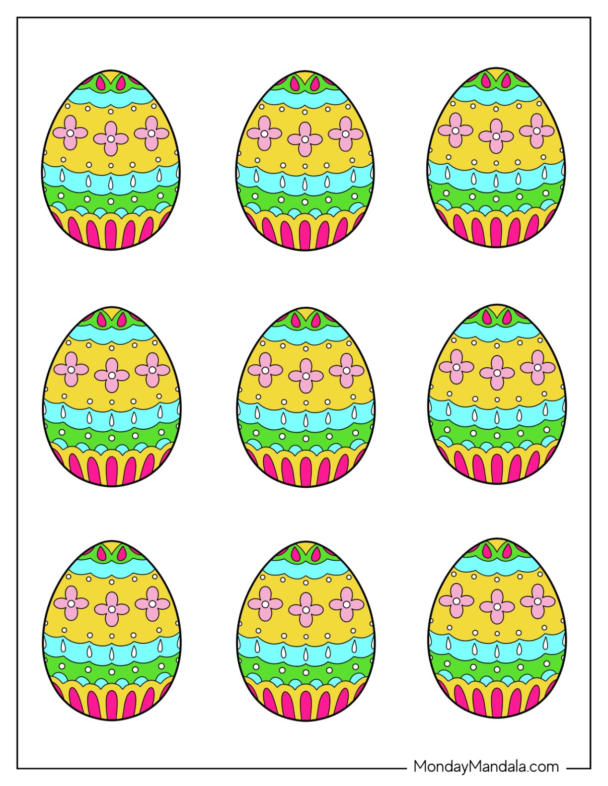 58 Easter Egg Templates Free PDF Printables 58 Easter Egg Templates Free PDF Printables