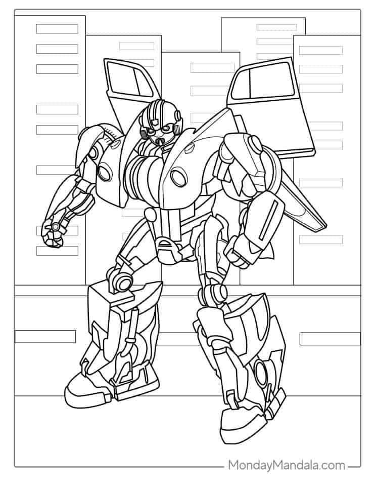 50 Transformers Coloring Pages (Free PDF Printables)