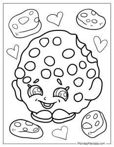 66 Shopkins Coloring Pages (Free PDF Printables)