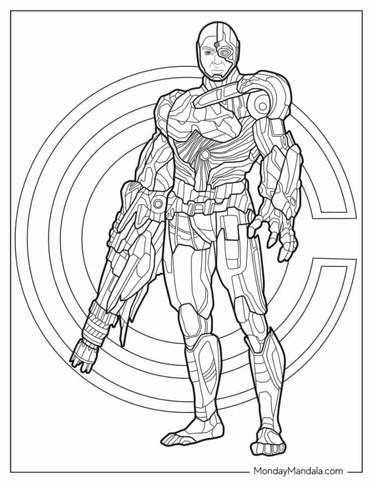 30 Superhero Coloring Pages (Free PDF Printables)