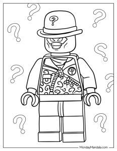 30 Lego Batman Coloring Pages (Free PDF Printables)