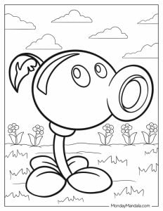 34 Plant vs Zombies Coloring Pages (Free PDF Printables)