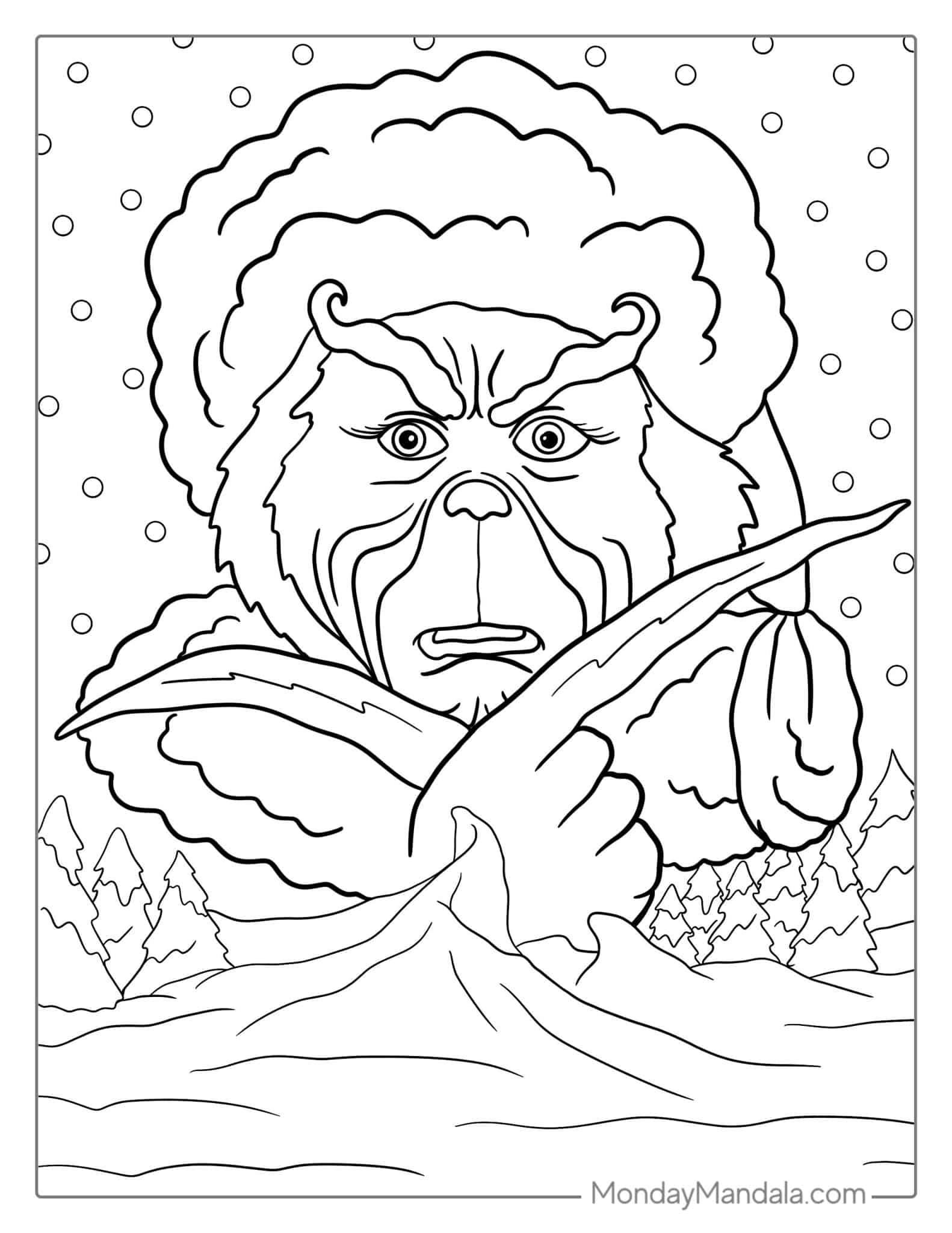 51 Grinch Coloring Pages (Free PDF Printables)