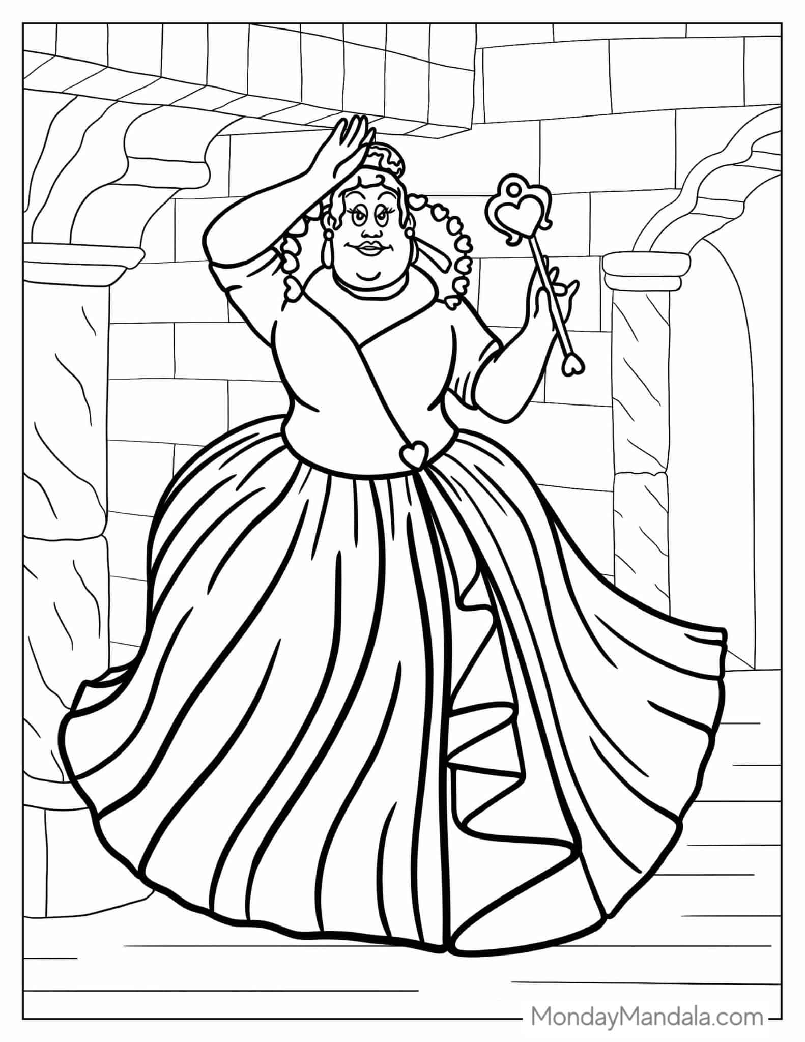 26 Alice In Wonderland Coloring Pages (Free PDF Printables)