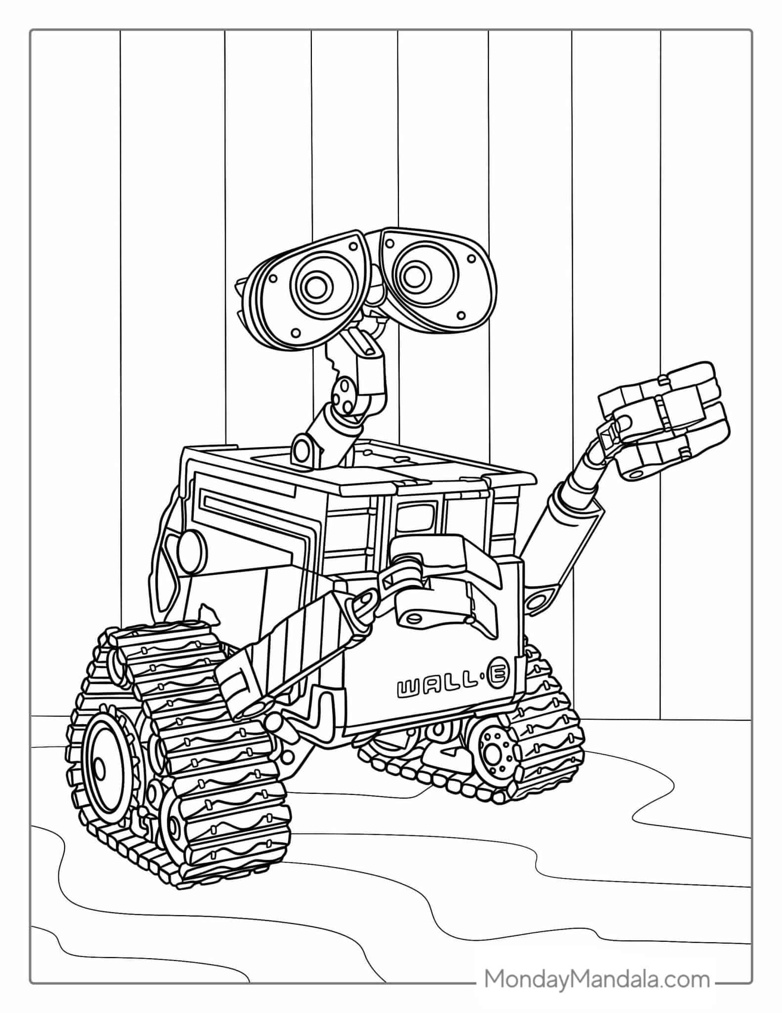32 Robot Coloring Pages (Free PDF Printables)