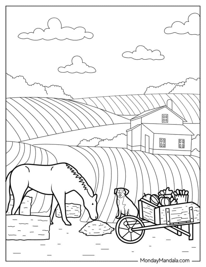Printable Play Farm Fields Printable Play Farm Fields