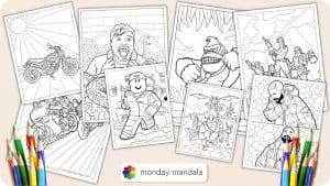 1,500 Coloring Pages For Boys (Free PDF Printables)