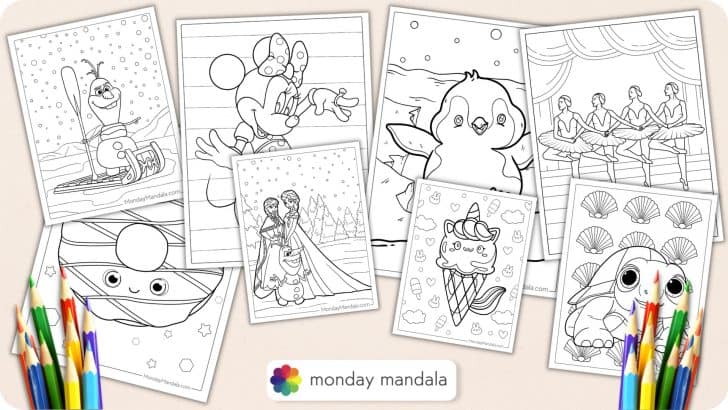 1,300 Coloring Pages For Girls (Free PDF Printables)