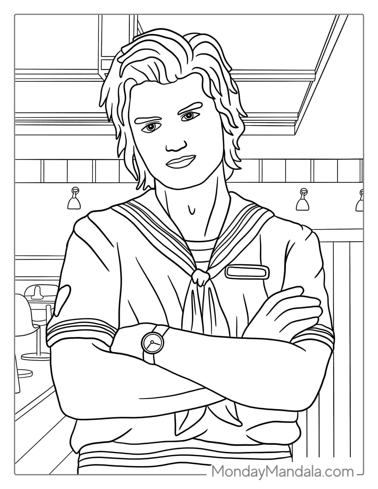 20 Stranger Things Coloring Pages (Free PDF Printables)
