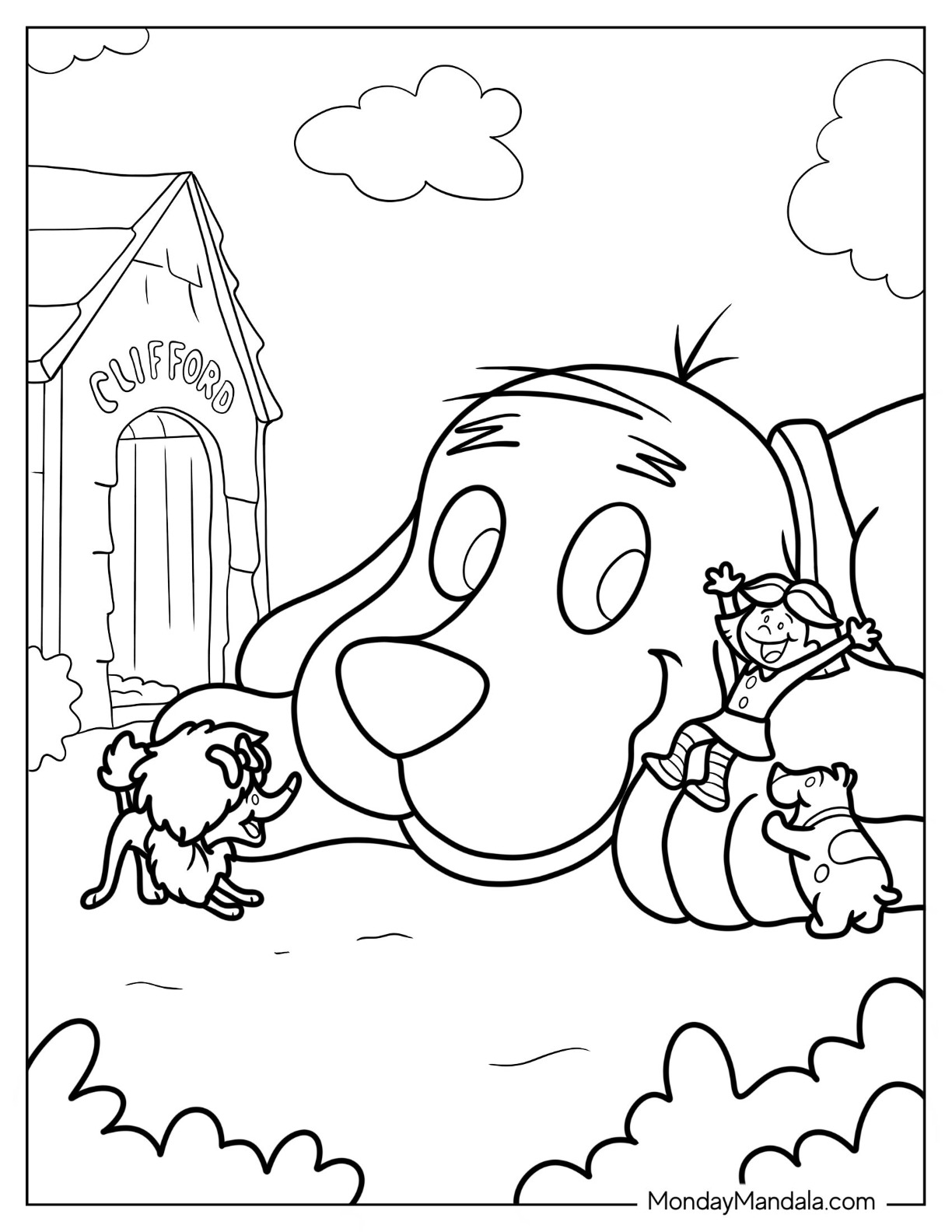 20 Clifford Coloring Pages Free PDF Printables 