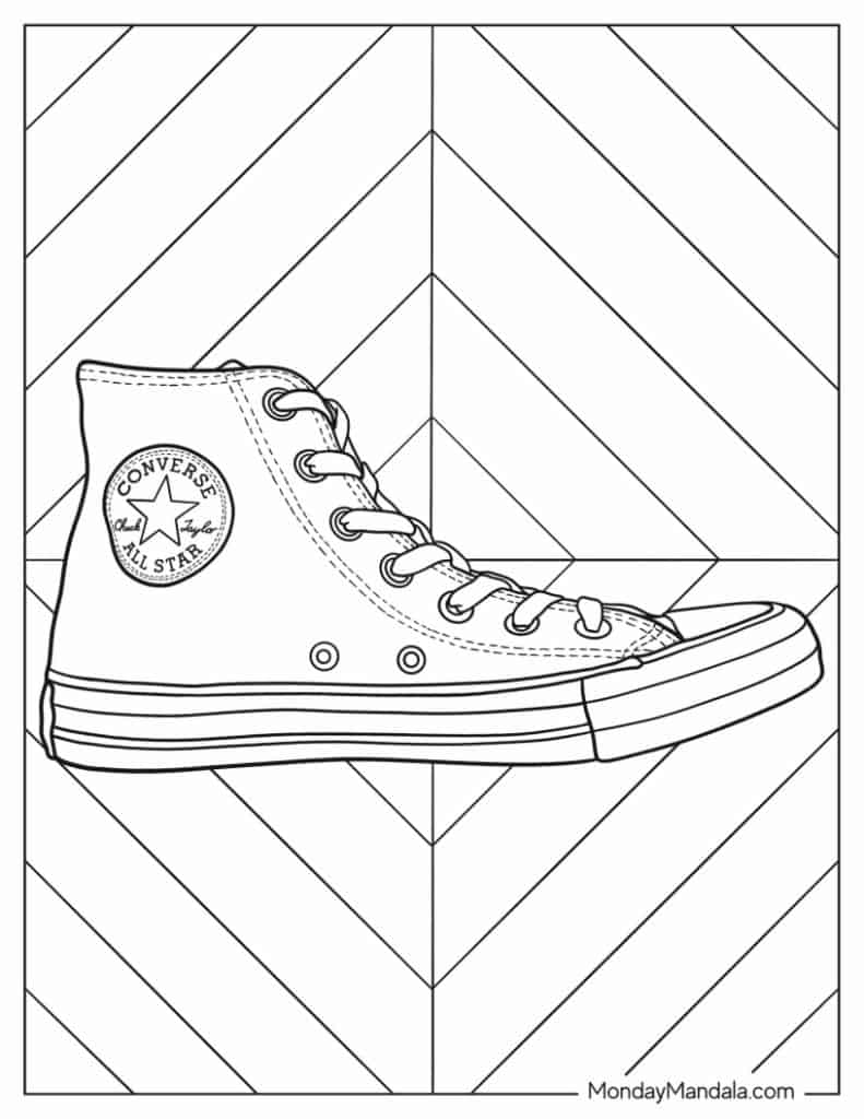 Coloring Pages Converse