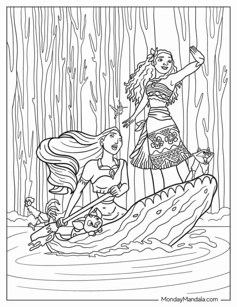 20 Pocahontas Coloring Pages (Free PDF Printables)
