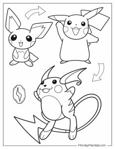 38 Pikachu Coloring Pages (Free PDF Printables)