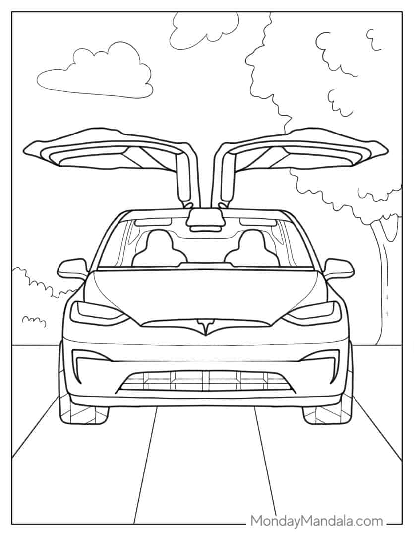 18 Tesla Coloring Pages (Free PDF Printables)