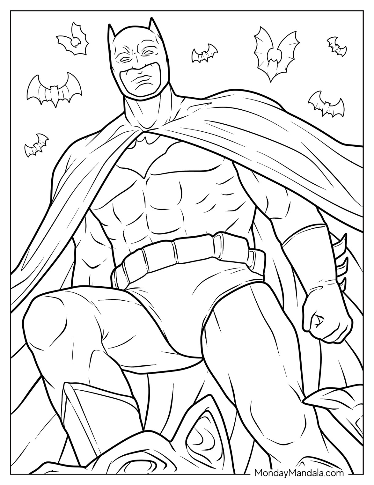 Superhero Coloring Pages Dc