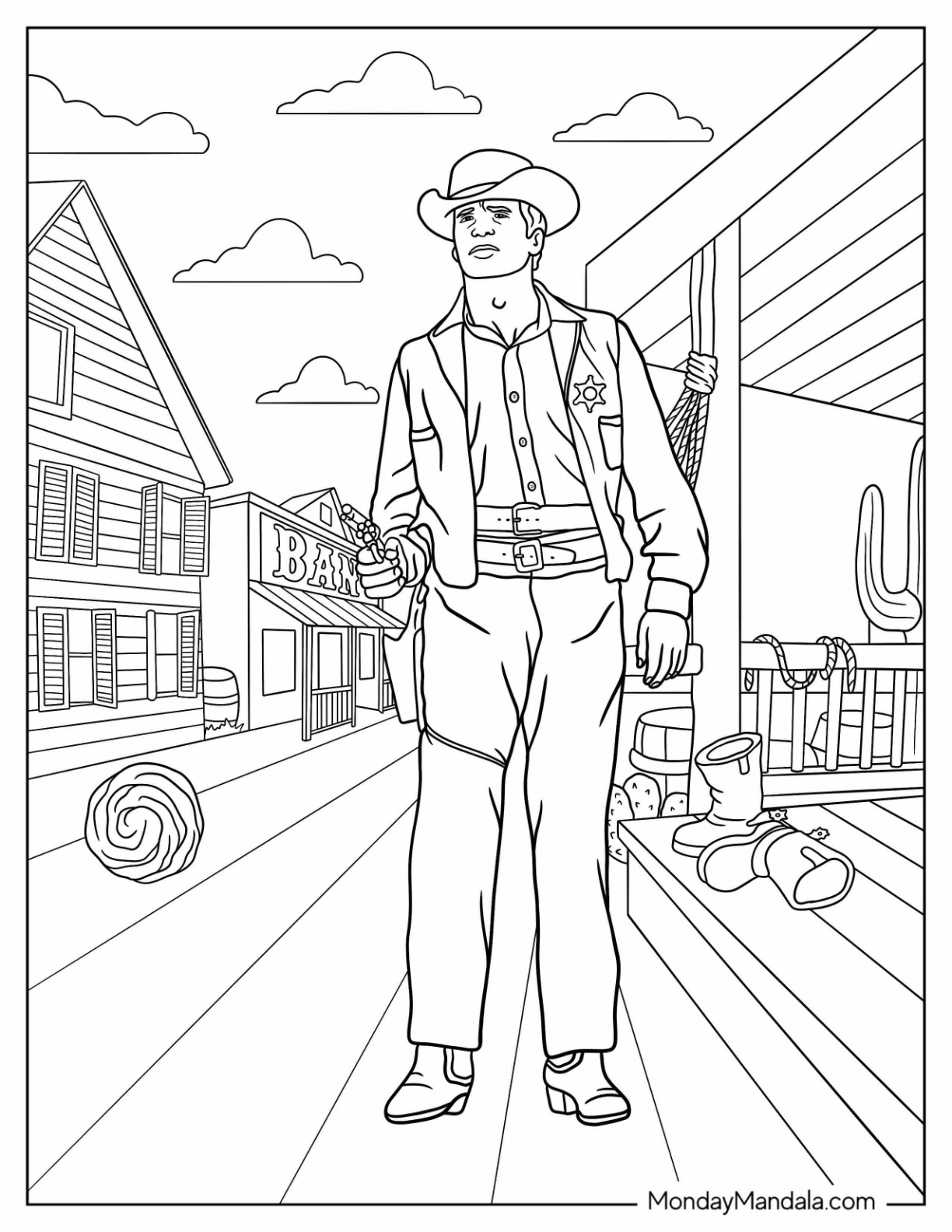 20 Cowboy Coloring Pages Free PDF Printables 20 Cowboy Coloring Pages Free PDF Printables