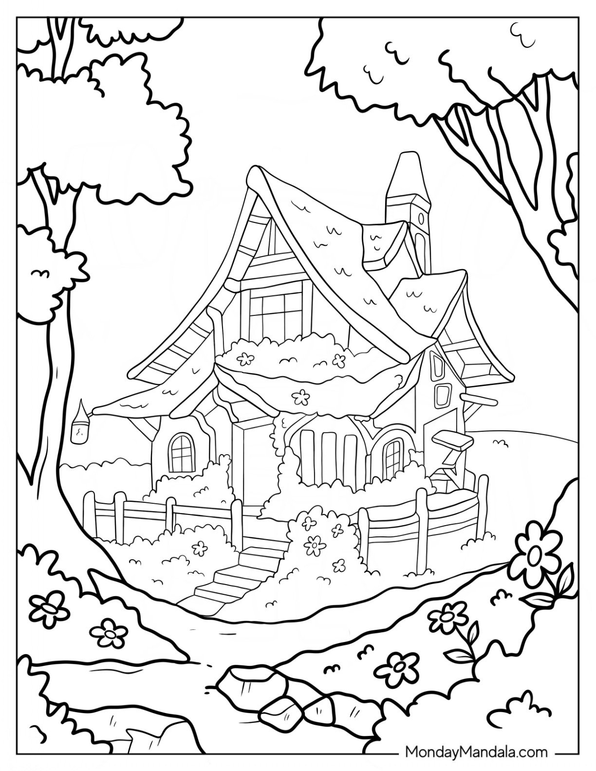 20 Cozy Coloring Pages (Free PDF Printables)