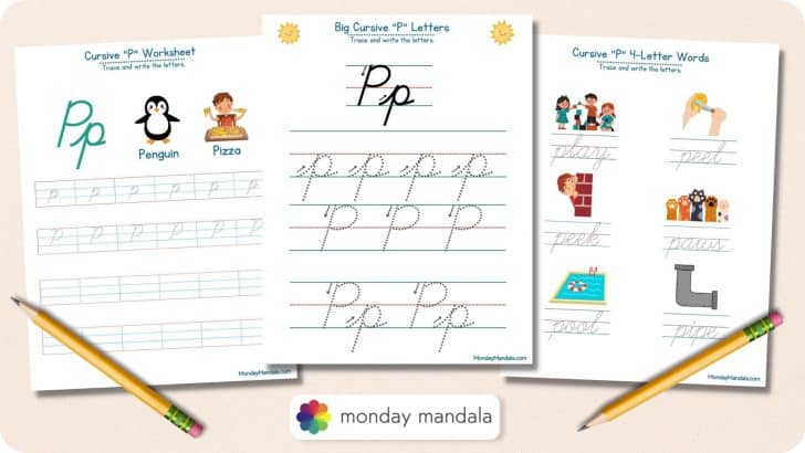 Cursive-P-Worksheets-Featured-Image