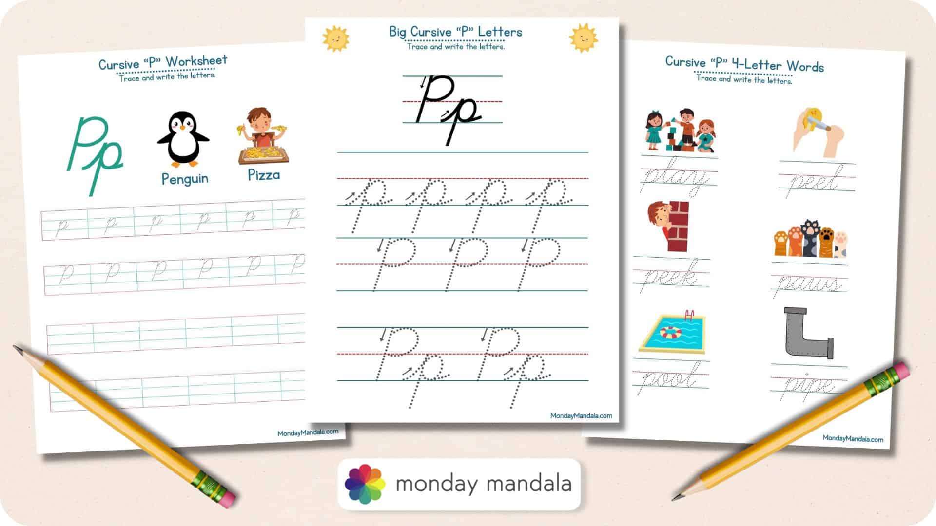 Writing Cursive Sentences Worksheets - Free and Printable