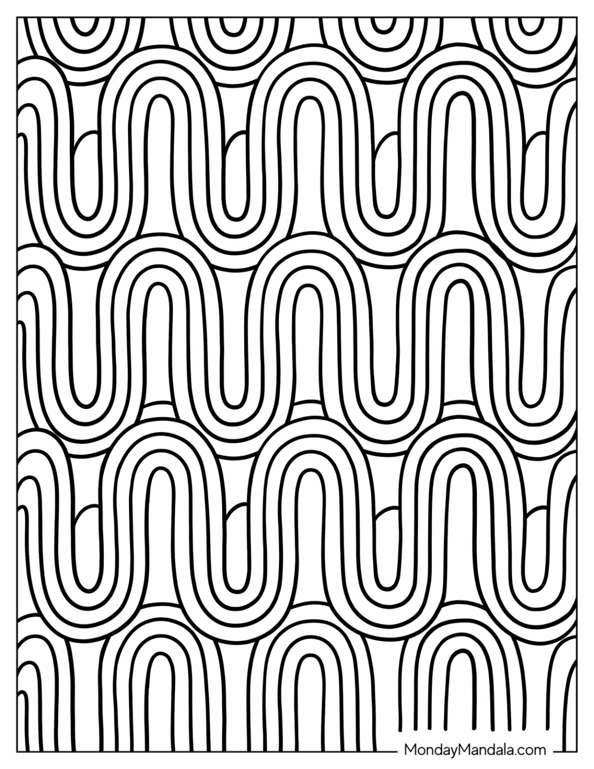 Printable Patterning Coloring Pages For Kids Printables Templates Free