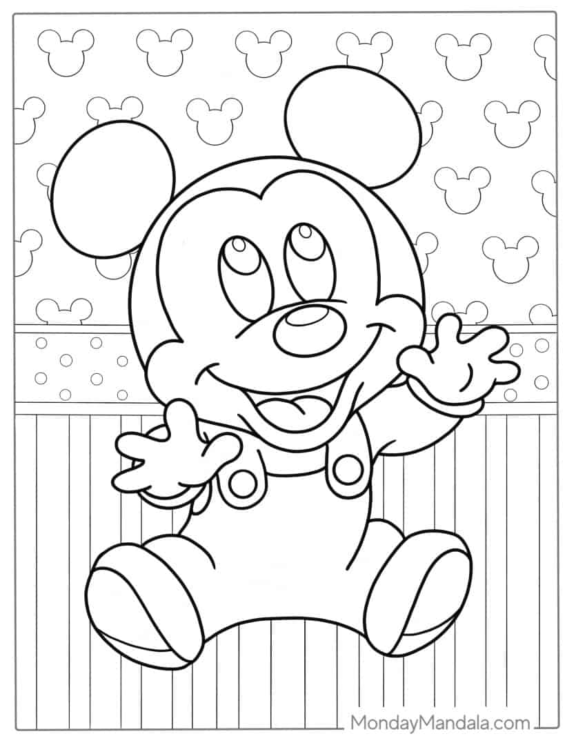 32 Mickey Mouse Coloring Pages (Free PDF Printables)