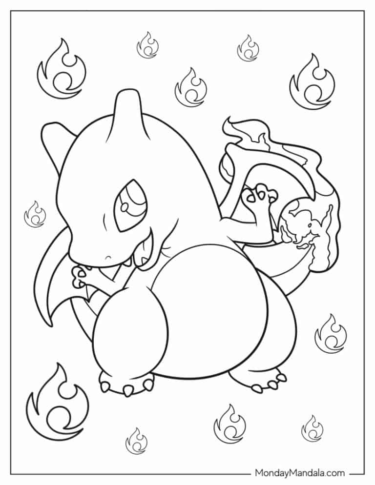 26 Charizard Coloring Pages (Free PDF Printables)