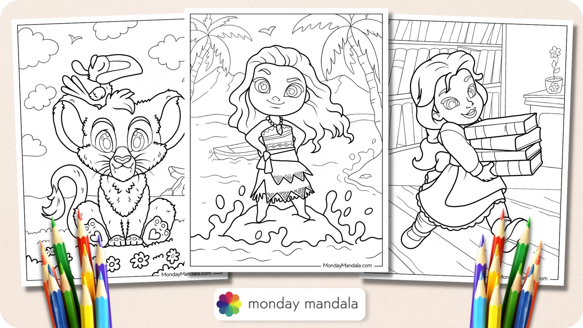 coloring pages of disney characters with signs