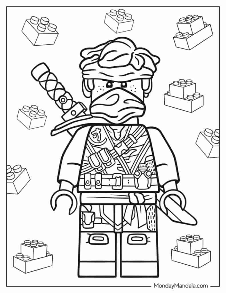 Ninjago Para Colorear Ninjago Para Colorear