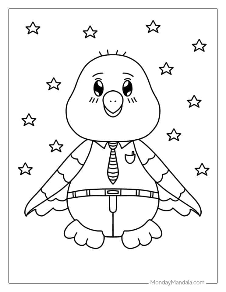 30 Bald Eagle Coloring Pages (Free PDF Printables)