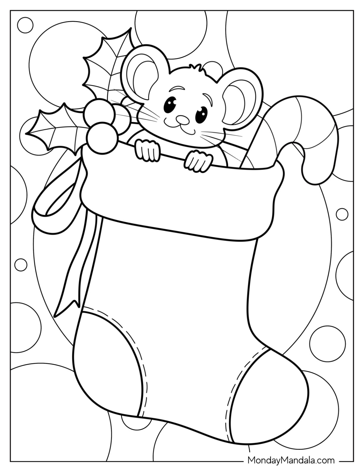 Free Christmas Stocking Coloring Pages Free Christmas Stocking Coloring Pages