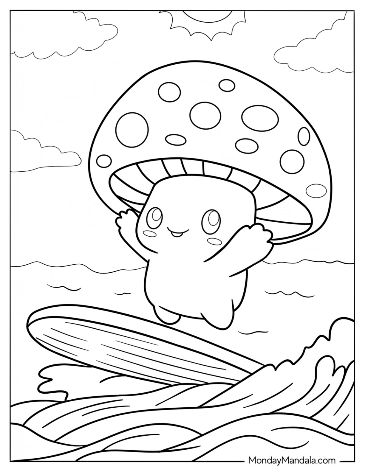 Printable Cute Coloring Pages 2025 
