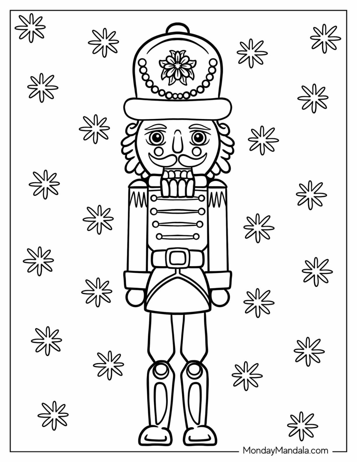 24 Nutcracker Coloring Pages (Free PDF Printables)