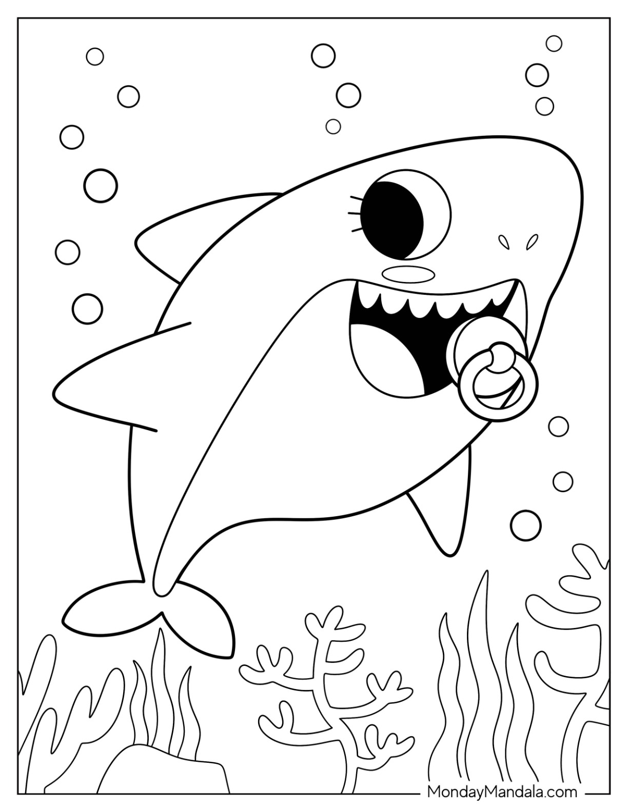 34 Shark Coloring Pages Free PDF Printables 