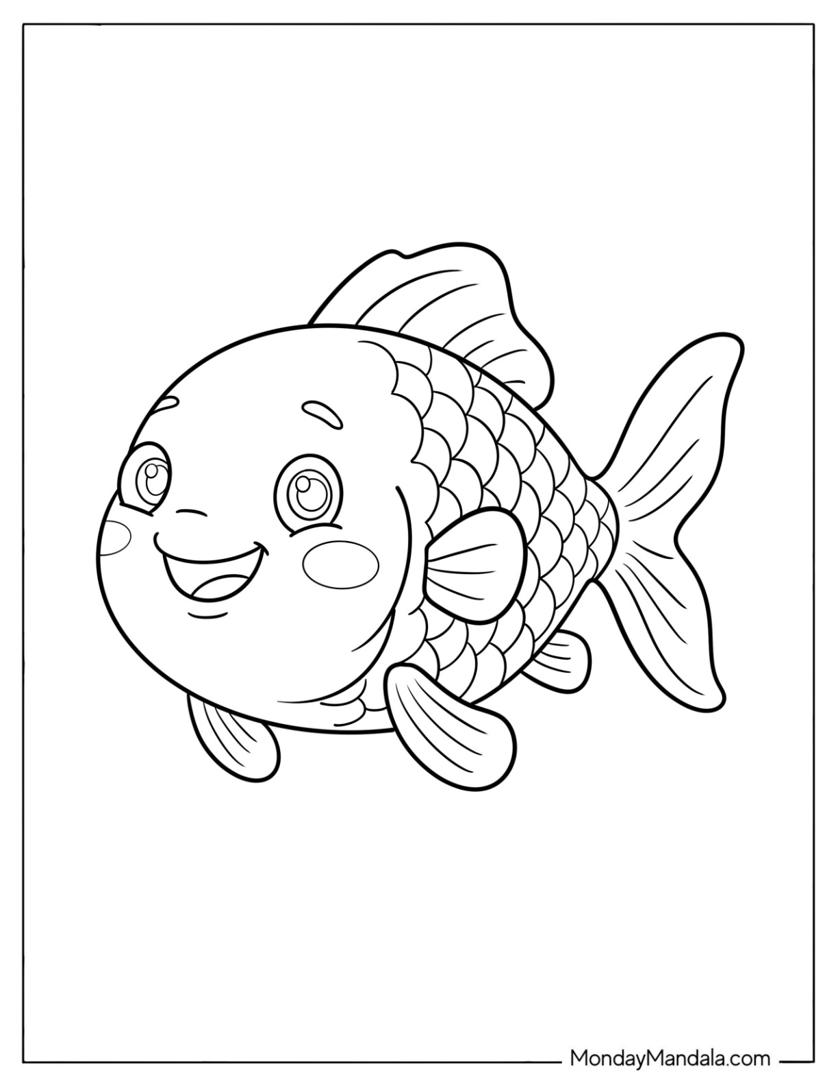 32 Goldfish Coloring Pages Free PDF Printables 32 Goldfish Coloring Pages Free PDF Printables