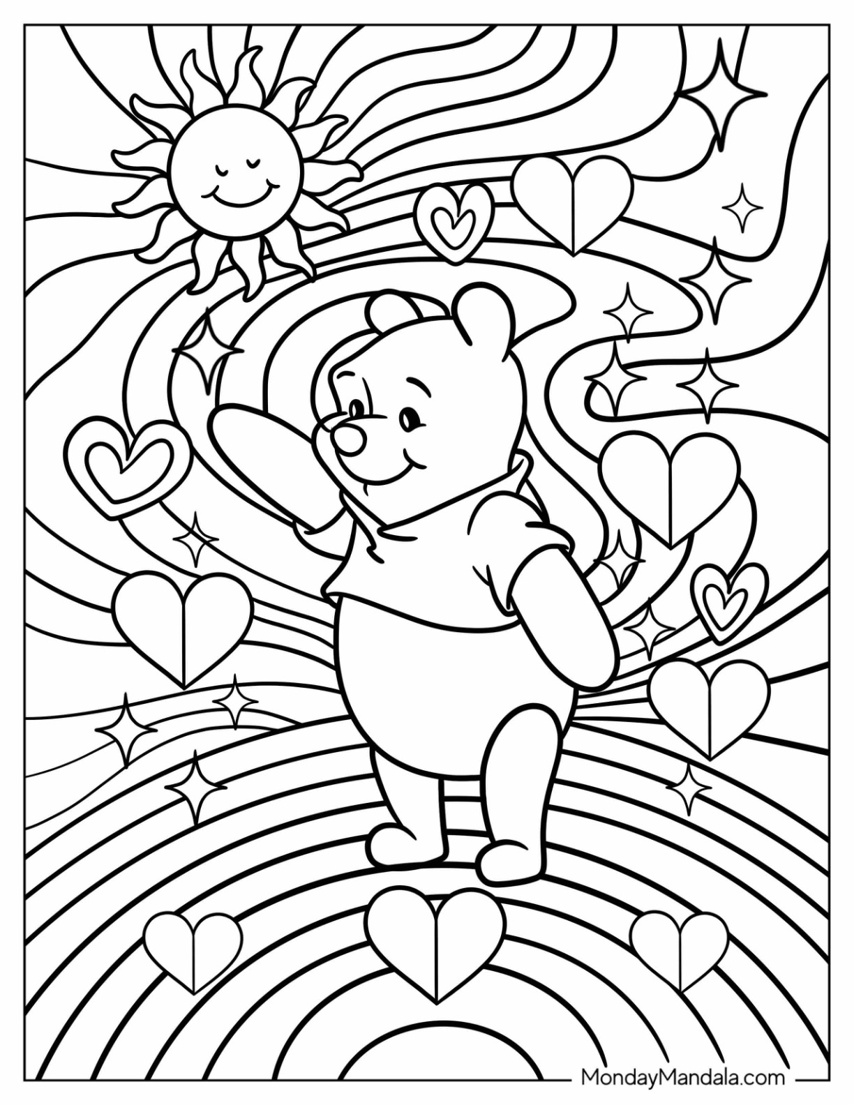 Disney Characters Coloring Pages Easy Pdf Infoupdate All For One