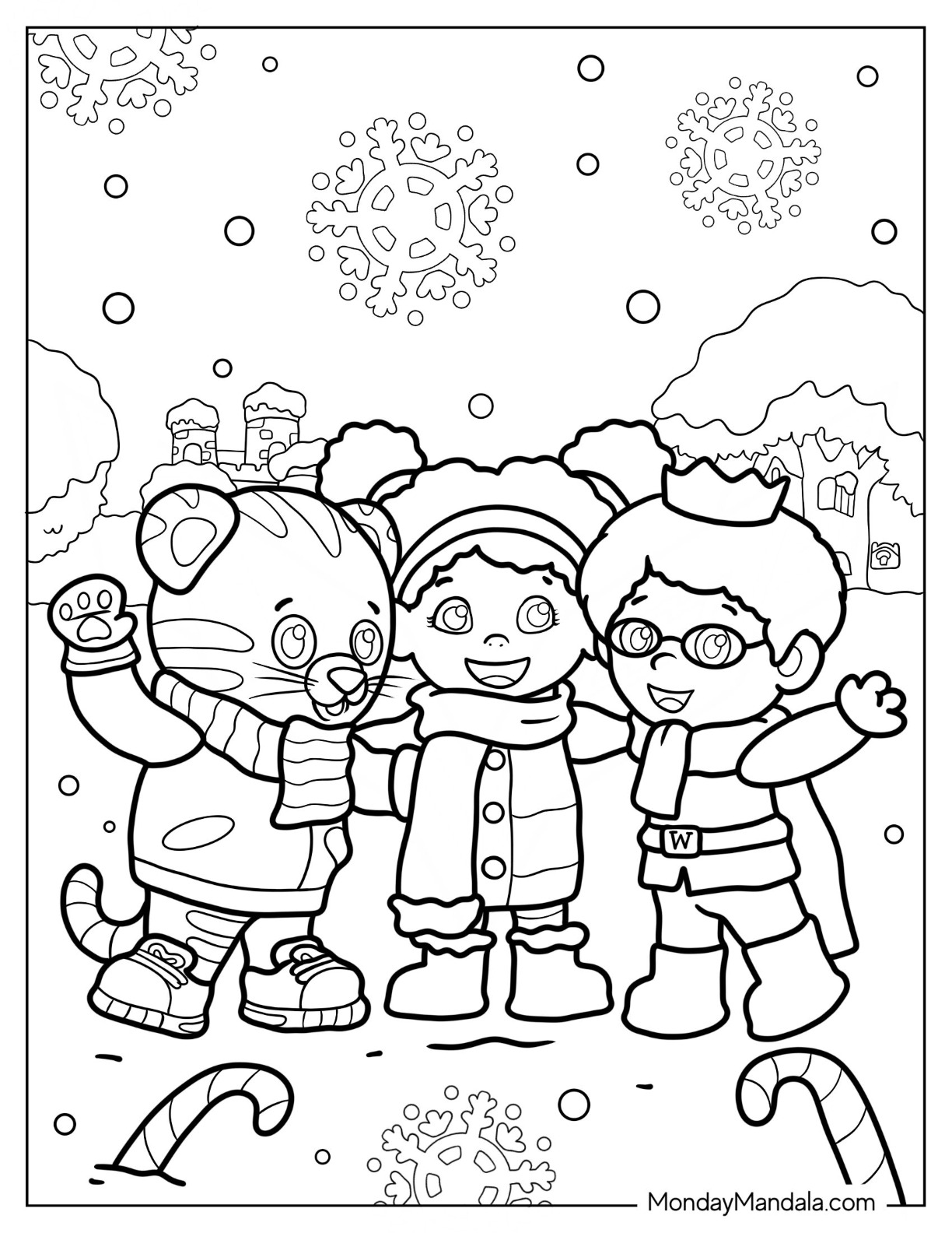 Daniel Tiger Coloring Pages