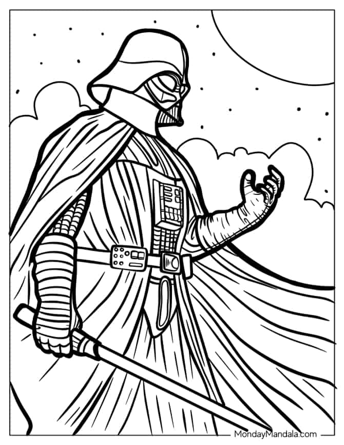 Star Wars Battle Coloring Pages