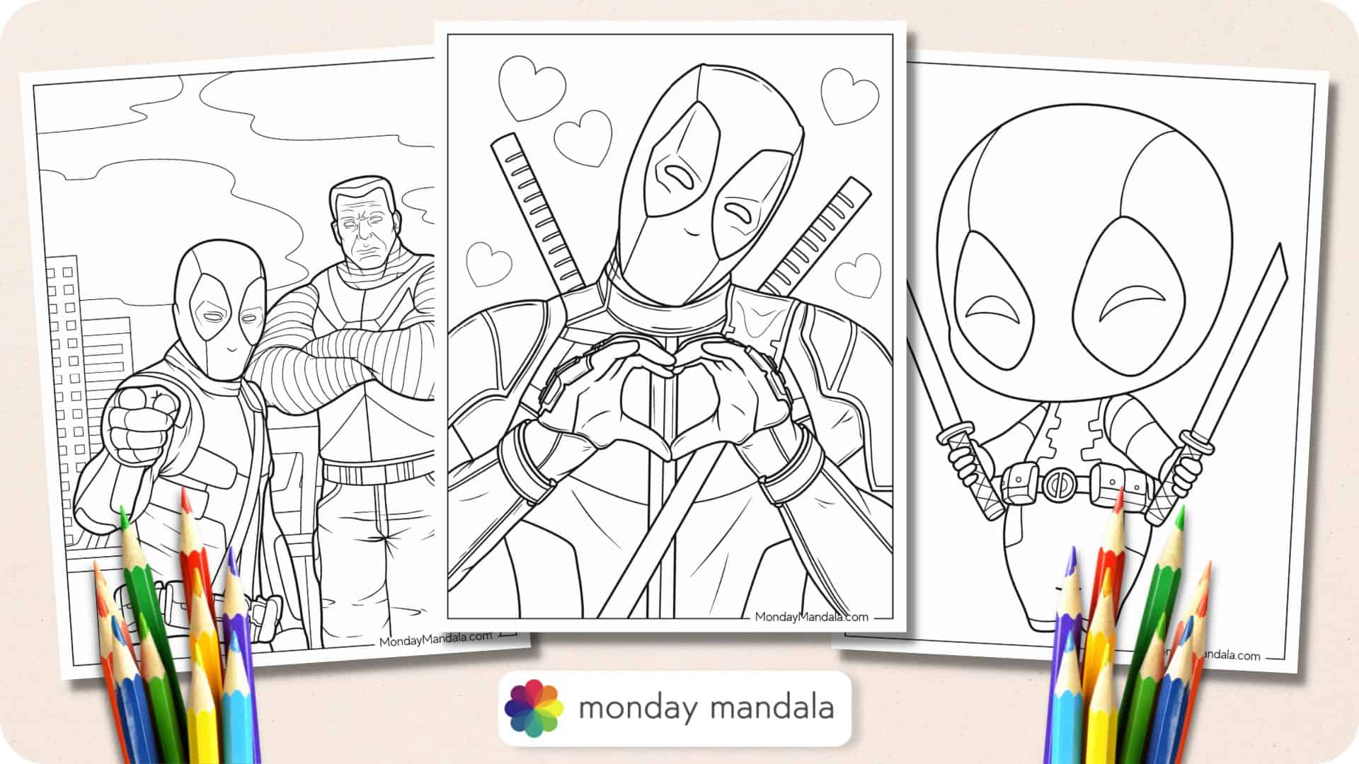 Free CABLE Coloring Page! - Draw it, Too!