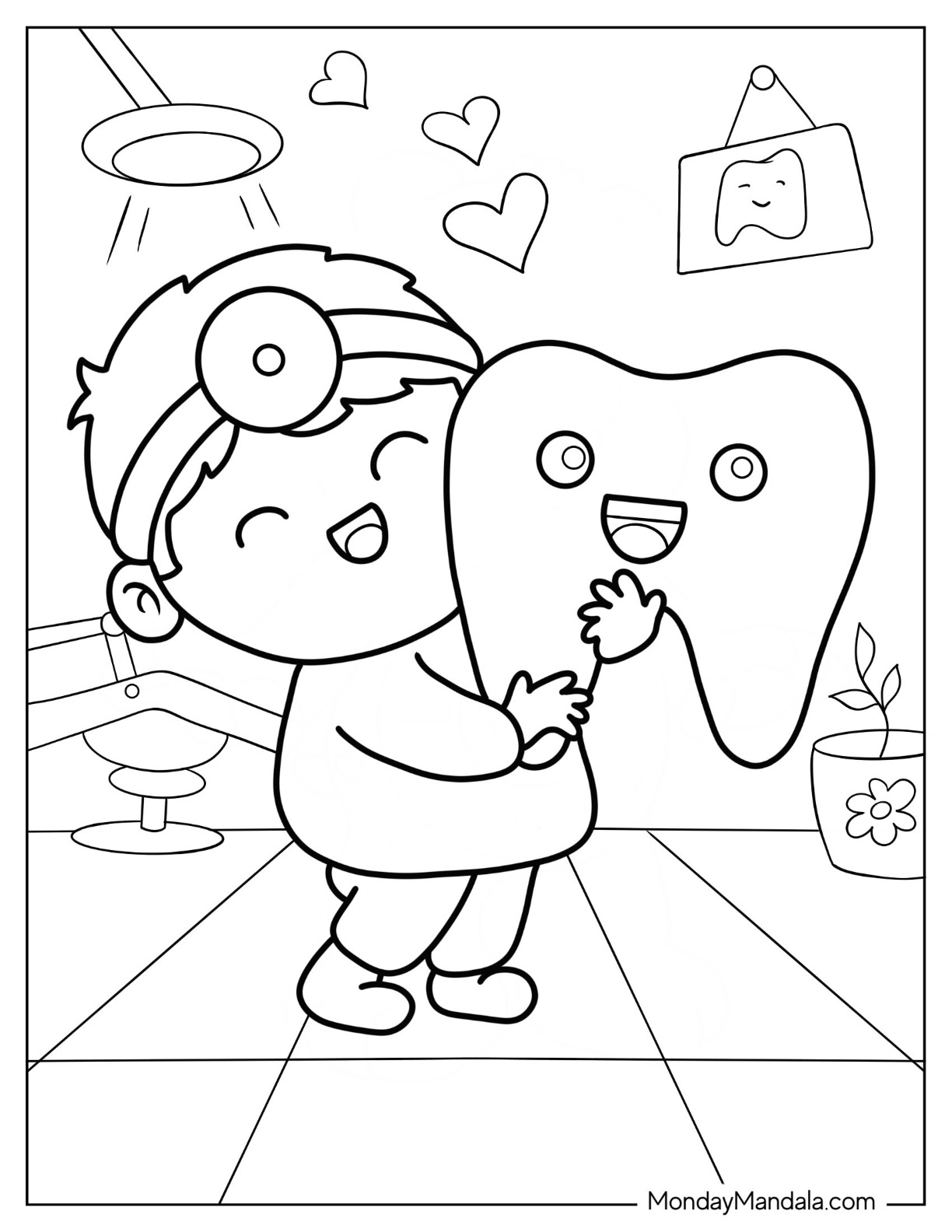 20 Dentist Coloring Pages Free PDF Printables 20 Dentist Coloring Pages Free PDF Printables