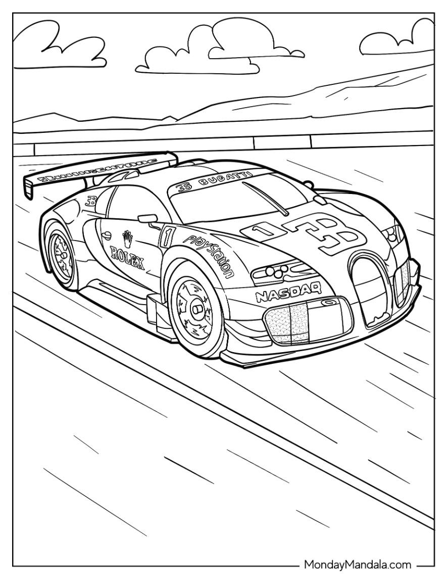 Bugatti Divo Coloring Sheets At Genjohnnyblog Blog