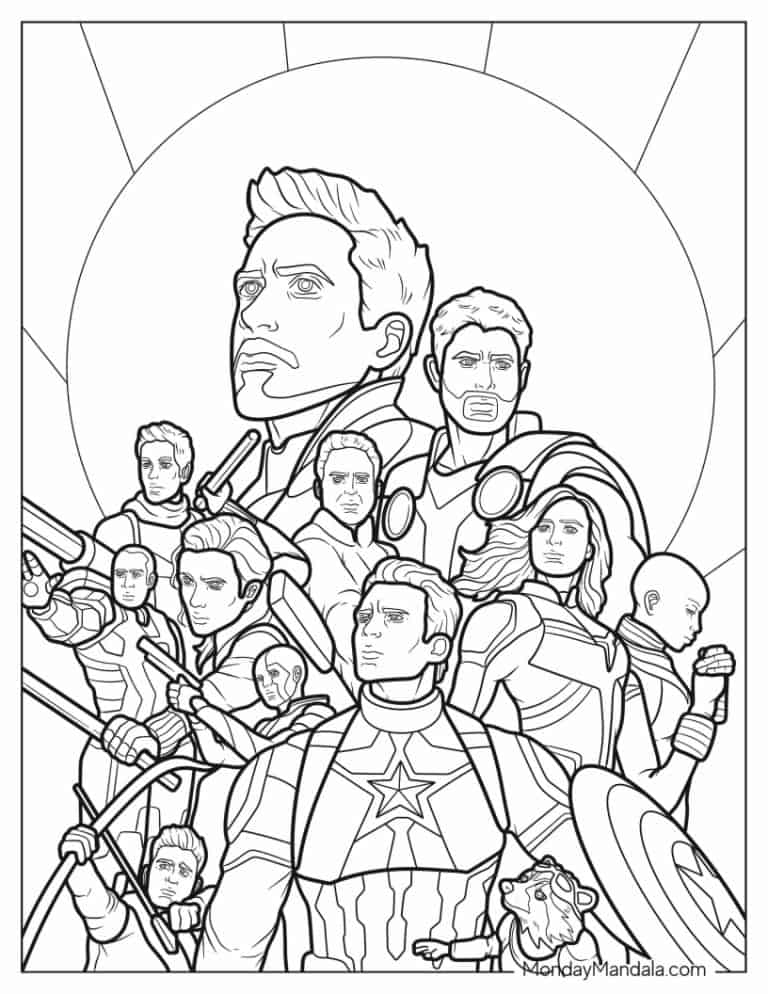 30 Marvel Avengers Coloring Pages (Free PDF Printables) 30 Marvel Avengers Coloring Pages (Free PDF Printables)