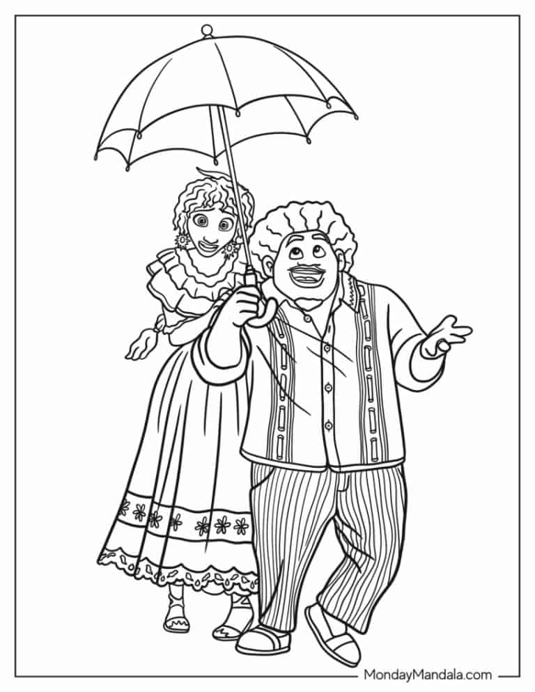 24 Encanto Coloring Pages (Free PDF Printables)
