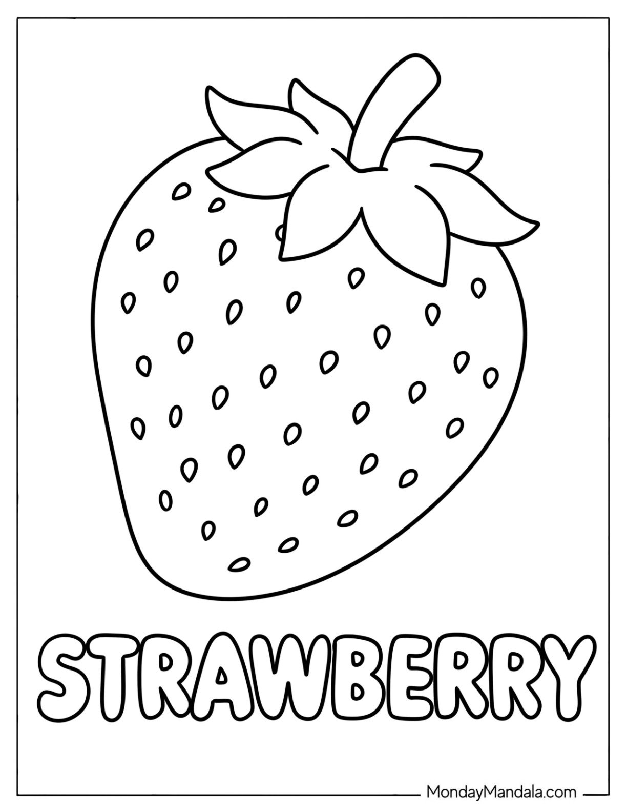 Detailed Piece of Strawberry