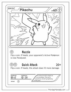 38 Pikachu Coloring Pages (Free PDF Printables)