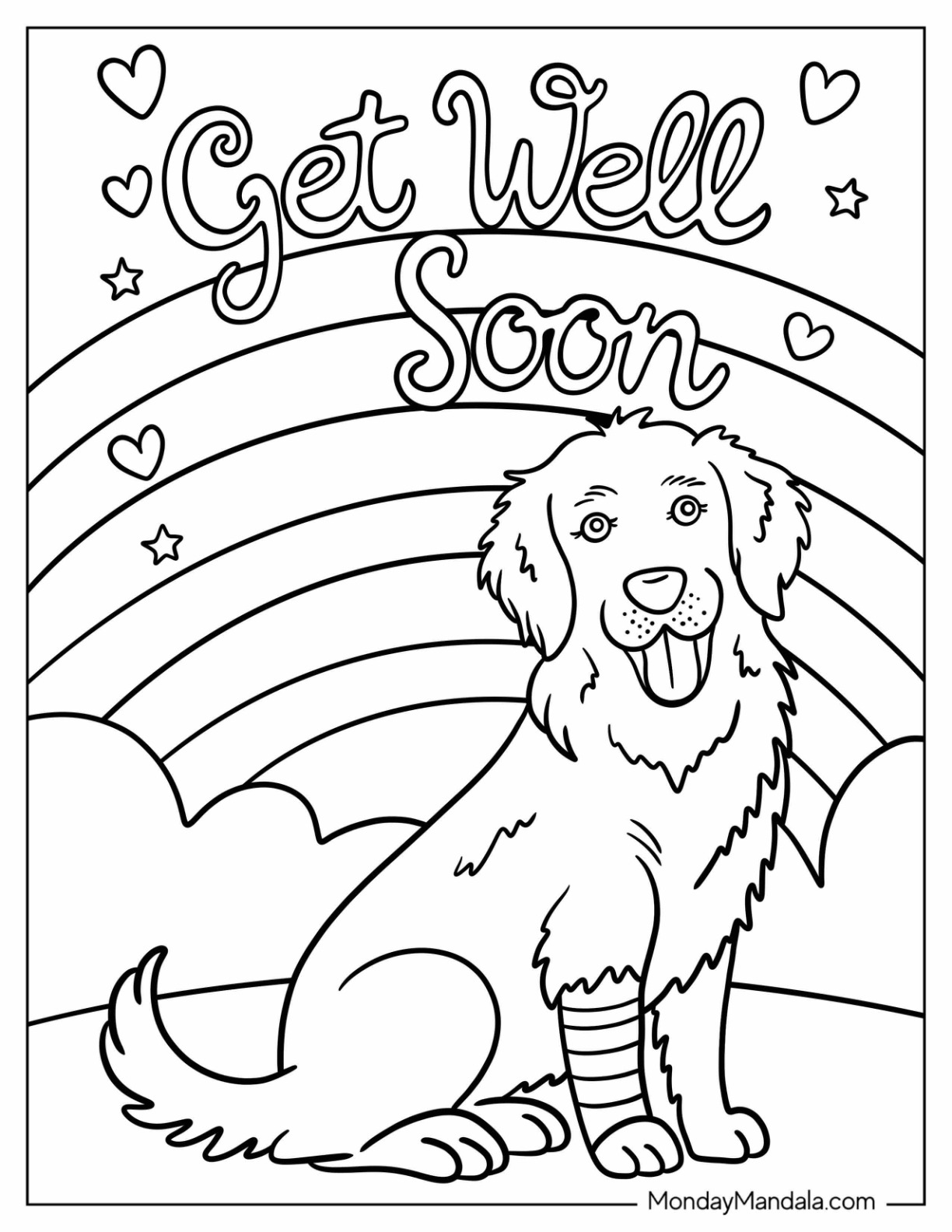 Disney Get Well Soon Coloring Pages Get Well Soon Grandma Coloring