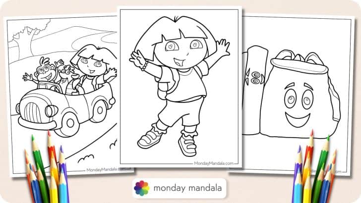 Dora-Coloring-Pages-Featured-Image