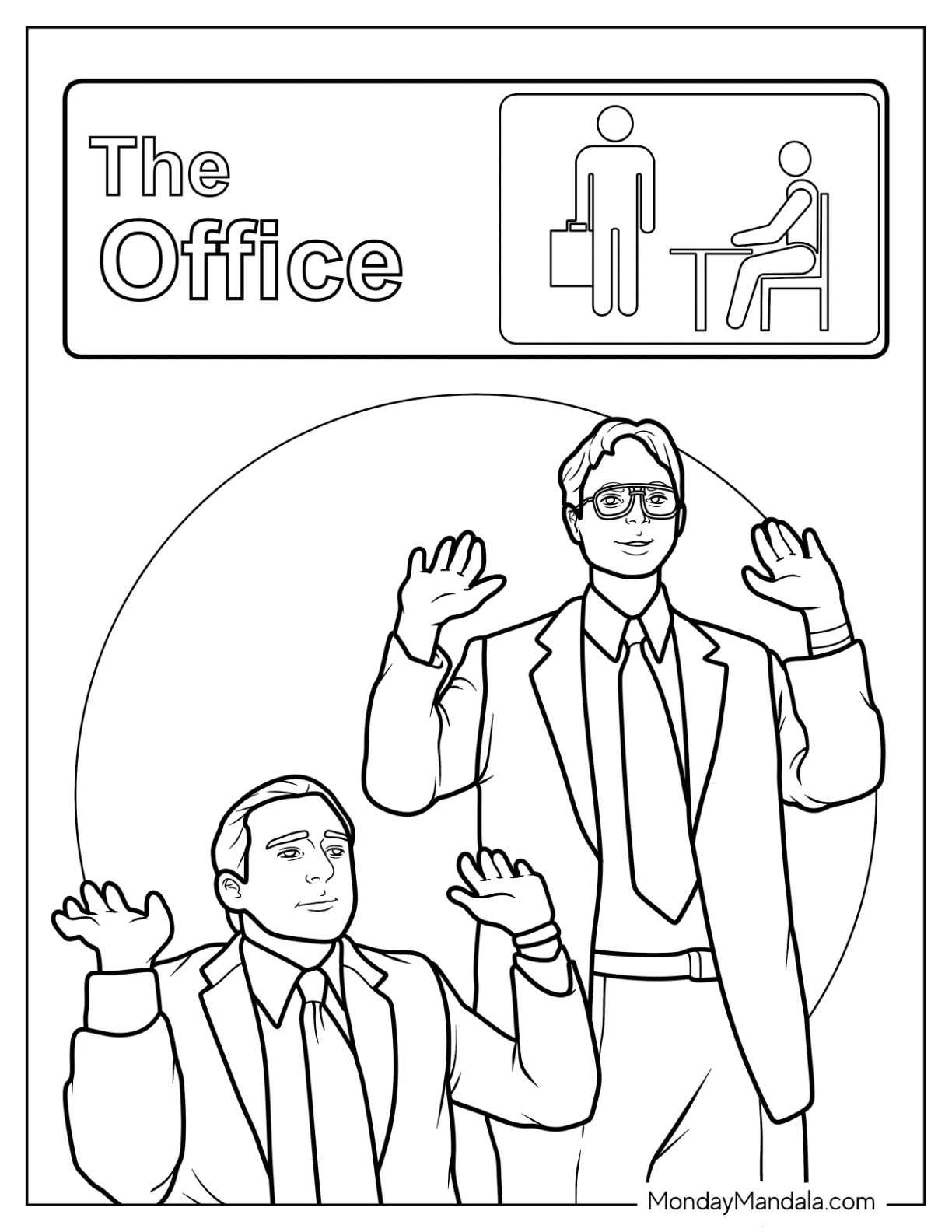 The Office Coloring Pages Printable The Office Coloring Pages Printable