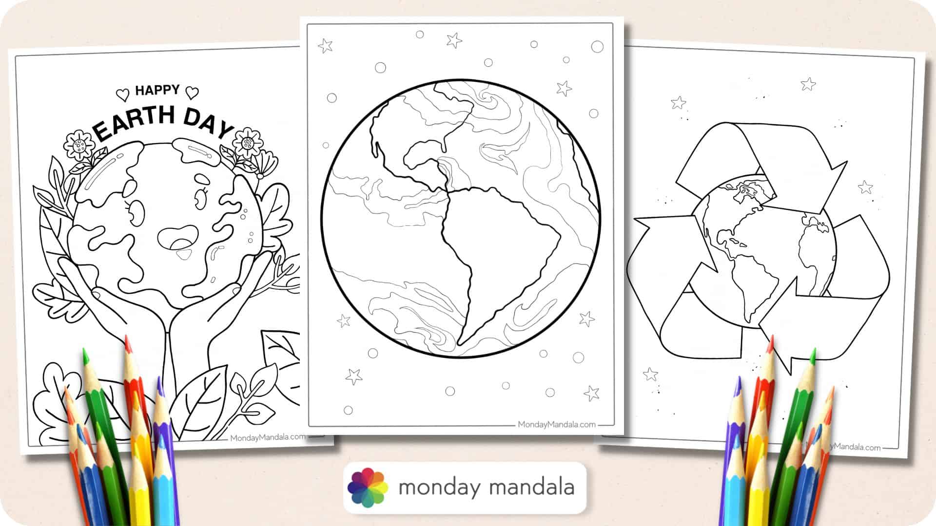 Free Printable May Coloring Page - Made with HAPPY For Kids