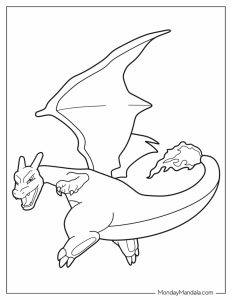 26 Charizard Coloring Pages (Free PDF Printables)
